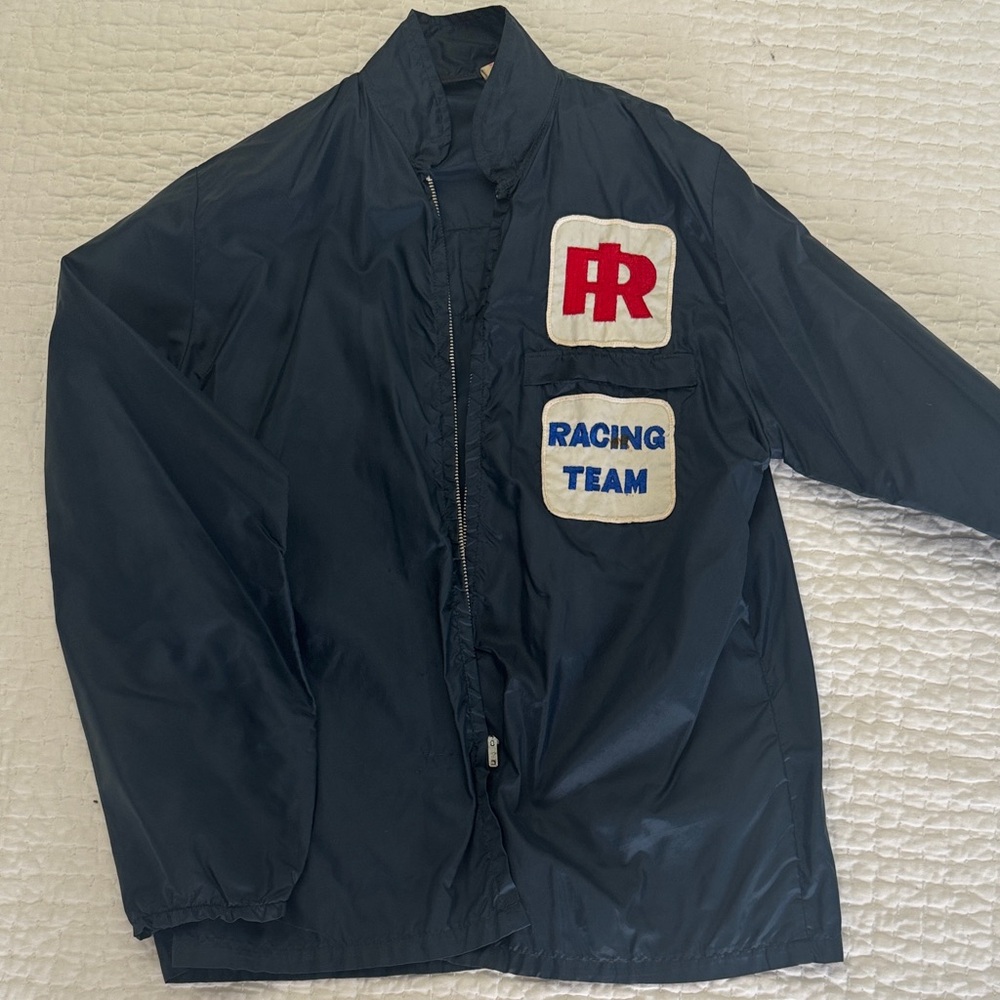 Ingersoll Dark Blue Racing Windbreaker